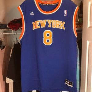 Blue JR Smith Knicks Jersey. Men’s Large